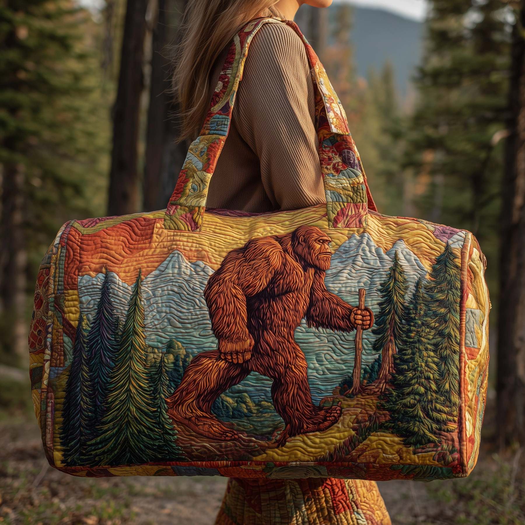 Bigfoot Quilted Duffle Bag GFTOMA3123