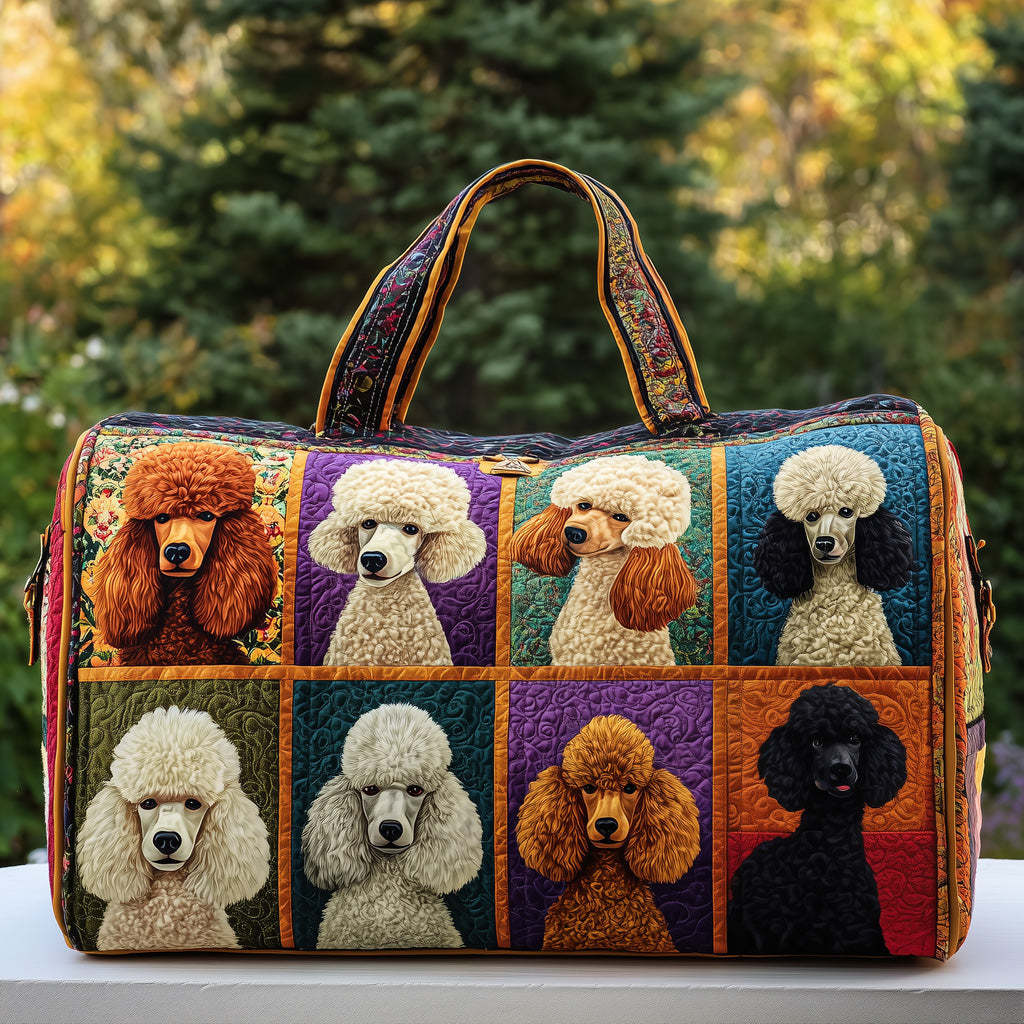 Poodles Quilted Duffle Bag GFTOMA3330