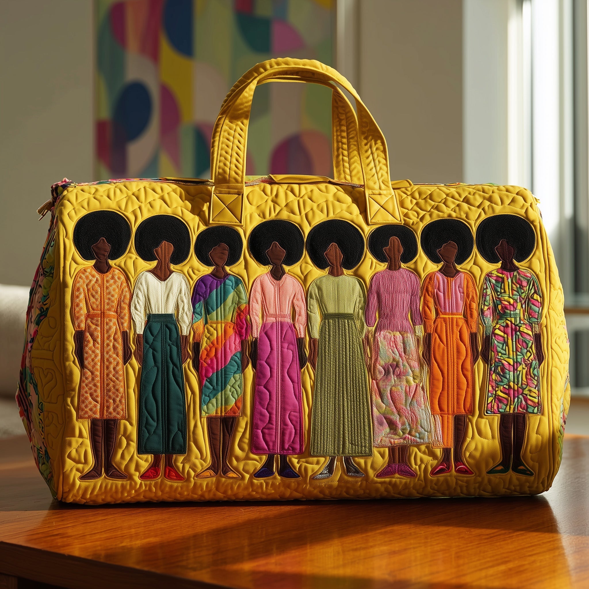 Melanin Quilted Duffle Bag GFTONT2329