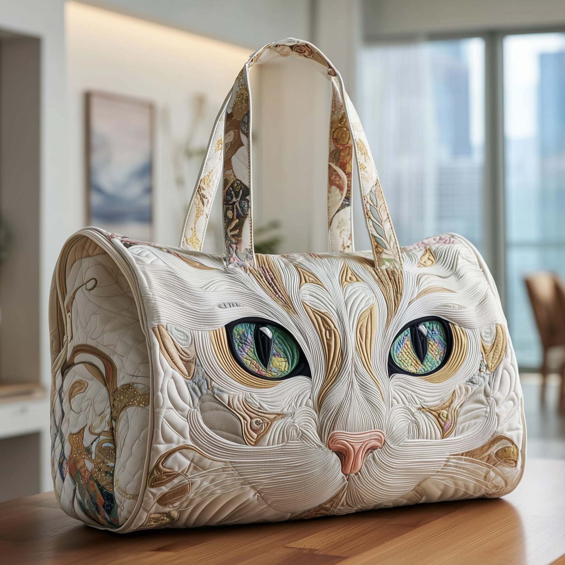 Catitude Quilted Duffle Bag GFTOTP10316