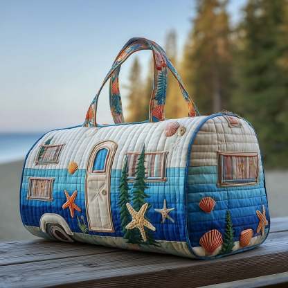 Beachside Trailer Quilted Duffle Bag GFTOTP10803