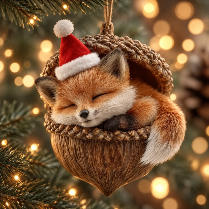 2026 Holiday Best Seller 🎁 Forest Friends Acorn Ornaments – Cozy Woodland Christmas Décor | Up to 70% OFF