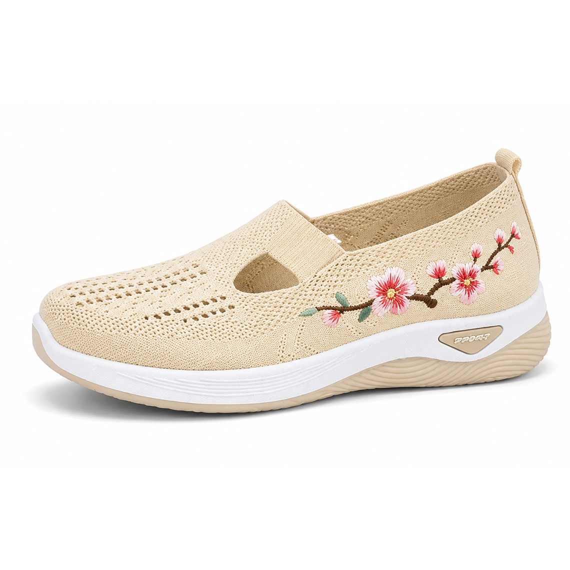  Women's Orthopedic Slip-On Walking Shoes — Featuring arch support; breathable and lightweight.