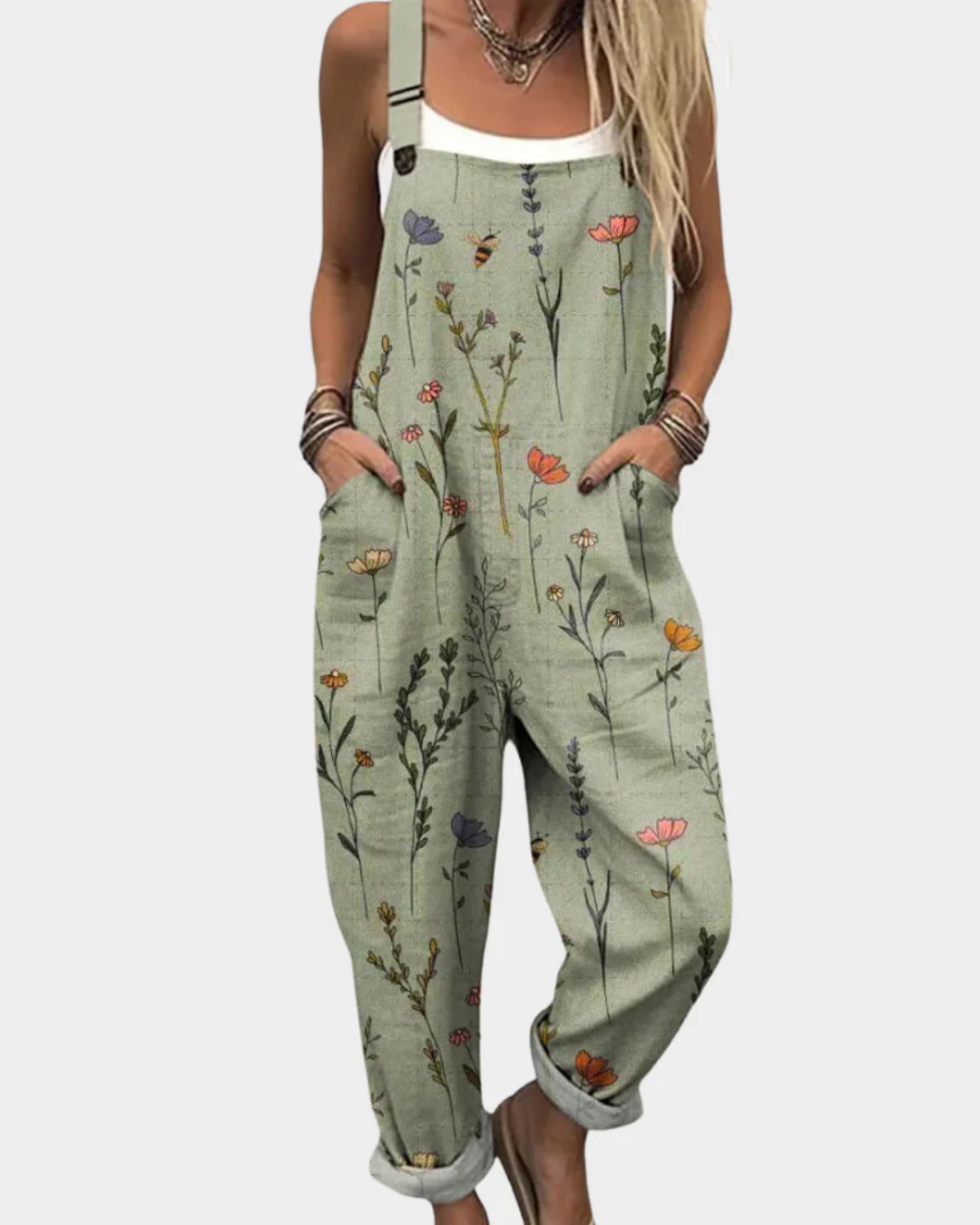 Floral Overalls for Effortless Comfort and Flattering Style