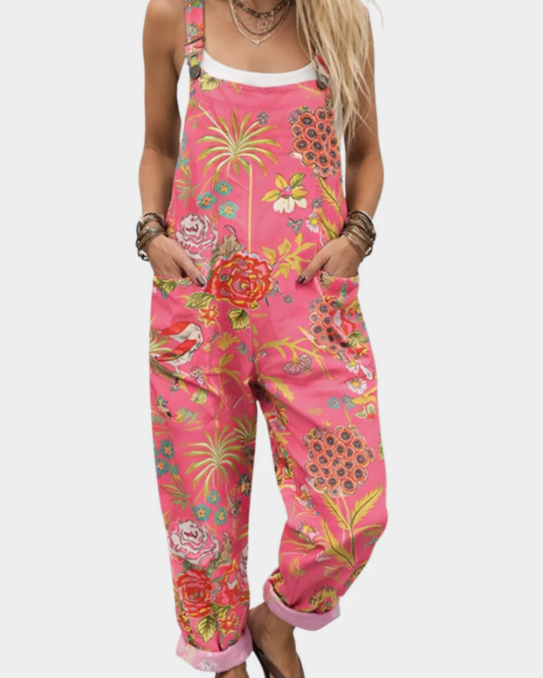Floral Overalls for Effortless Comfort and Flattering Style