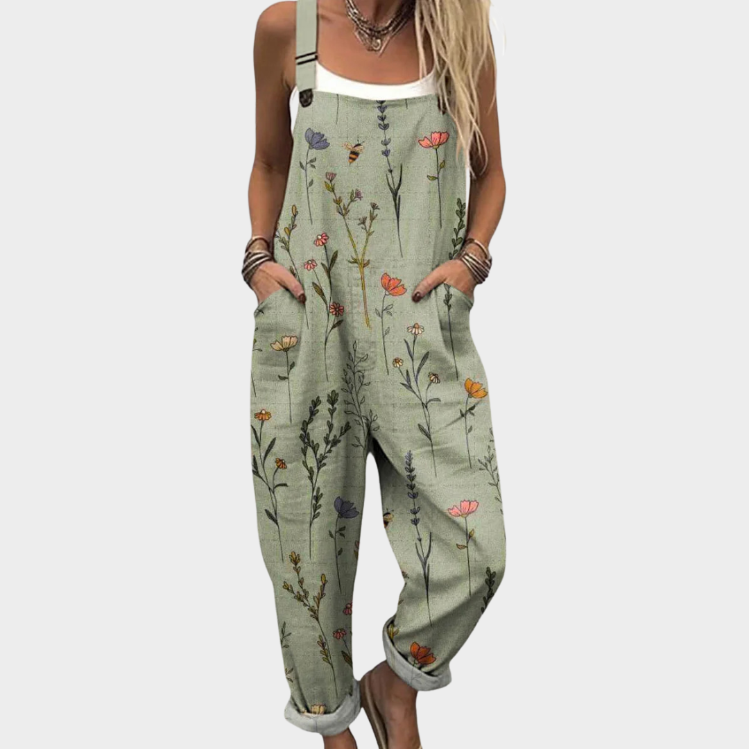 Floral Overalls for Effortless Comfort and Flattering Style