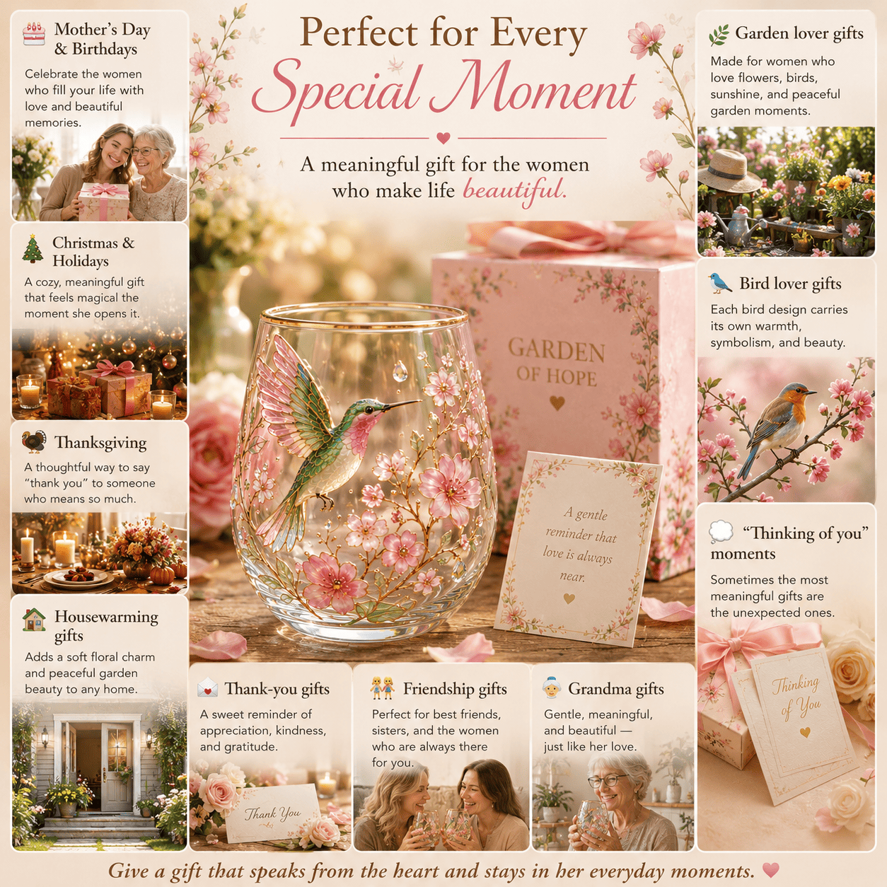 🎁 Today Only SAVE 83% OFF — Garden of Hope™ Floral Bird Glass Set That Turns Every Sip Into A Beautiful, Meaningful Gift For Mom, Grandma, Friends & Garden Lovers 🌸🐦✨