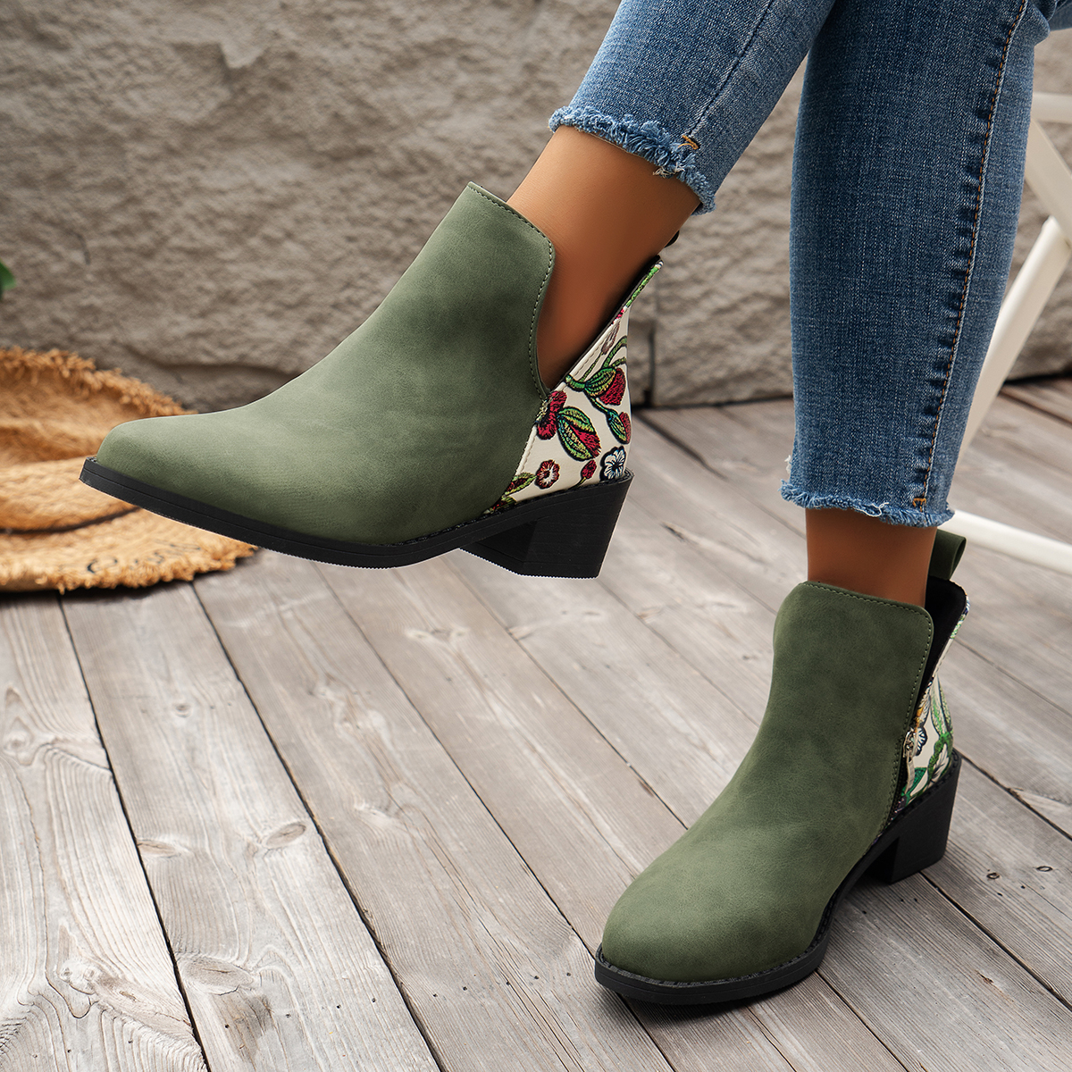 Women's Commuter Lightweight Waterproof And Wear-Resistant Formal Boots