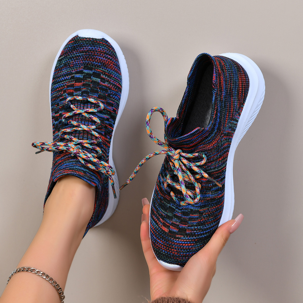 Women's Hiking Comfort Lightweight Breathable Arch Support Orthopedic Sneakers