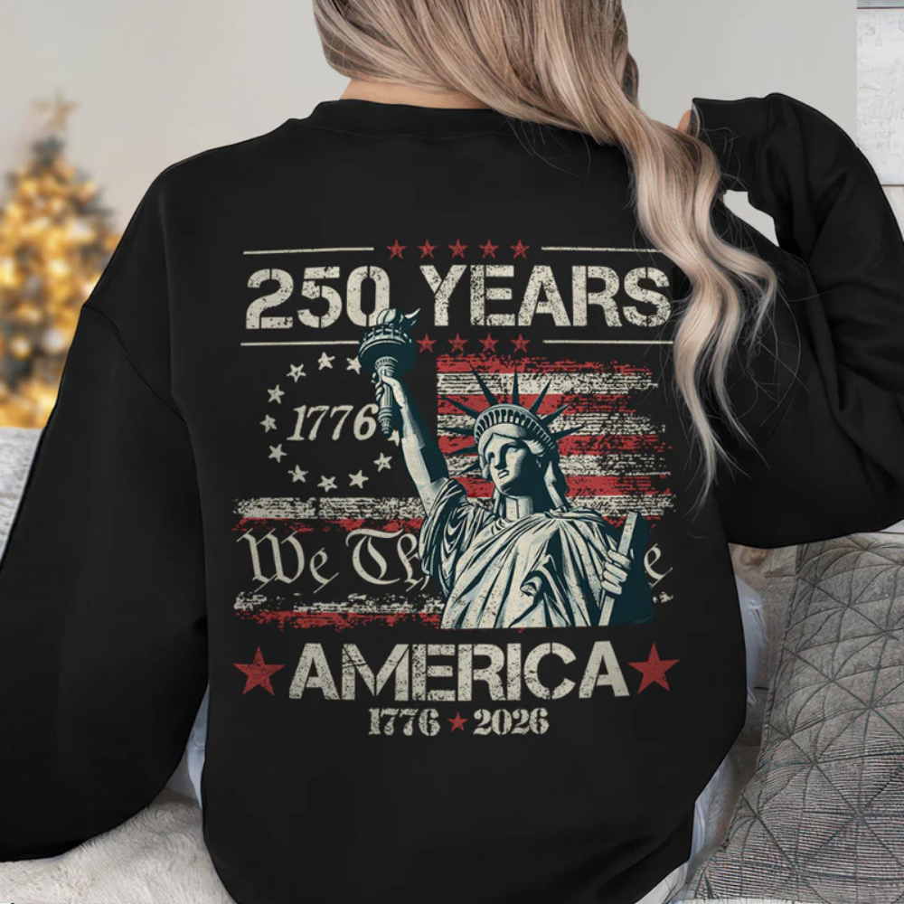 Celebrate Our America 250th Anniversary We The People Back Side Shirt, 4th of July Shirt