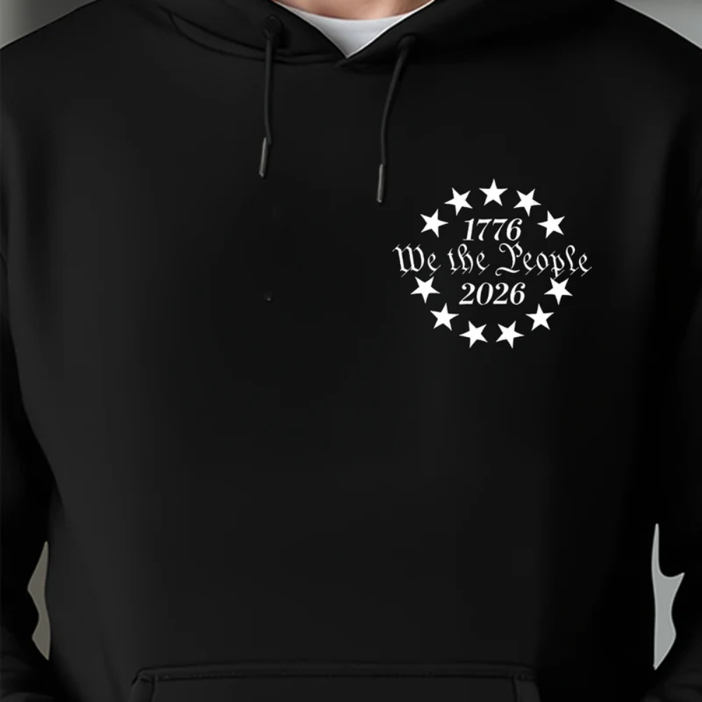 Patriot We The People T-Shirt | 250 Years of America 1776 2026 Back & Front Shirt