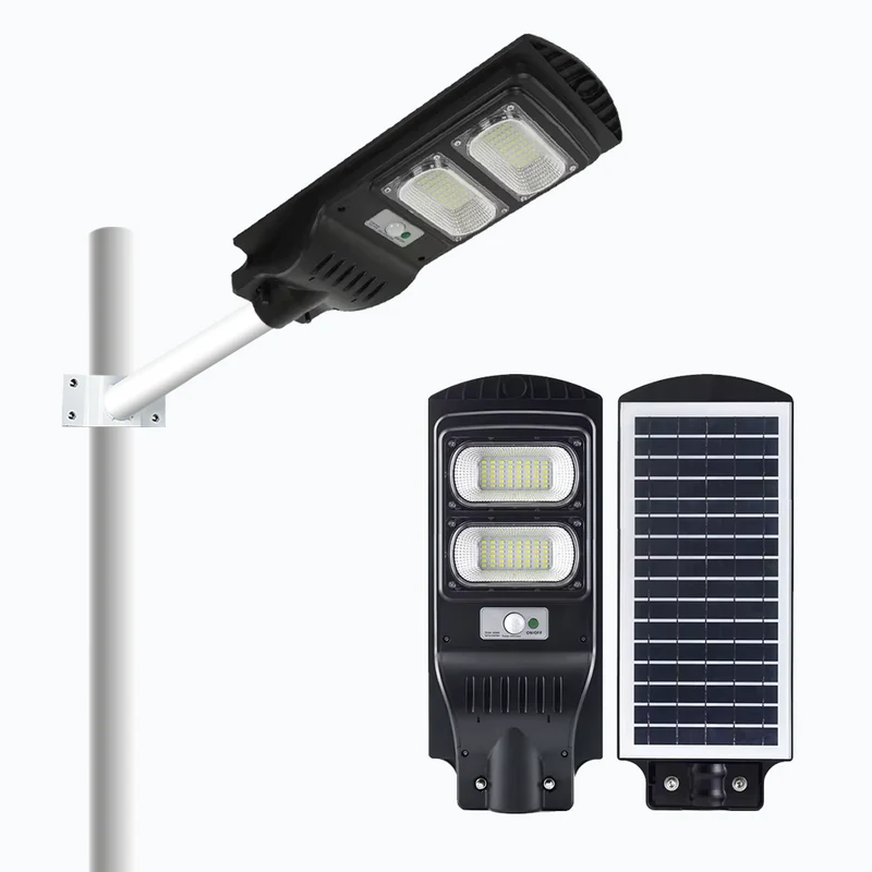 9999000LM Commercial LED Solar Street Light Motion Sensor Dusk-to-Dawn Road Lamp