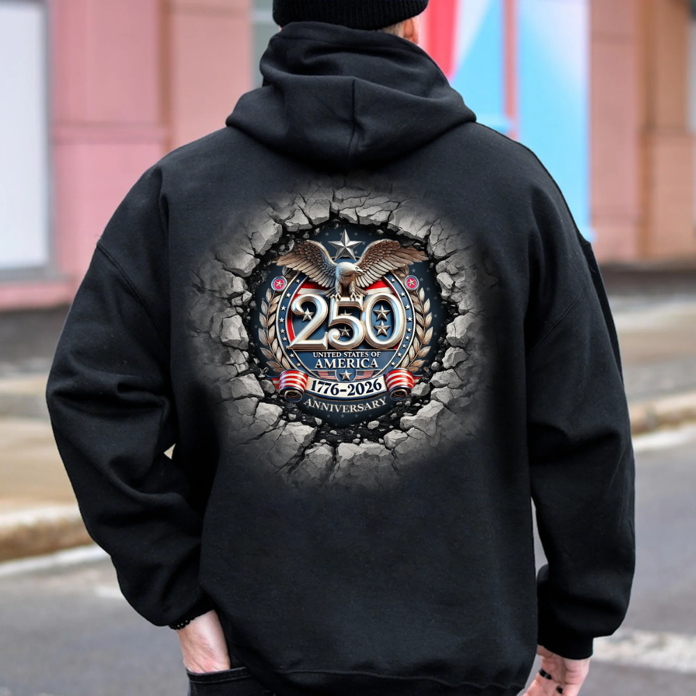 USA Eagles 250th Anniversary Semiquincentennial 1776-2026 Backside Shirt