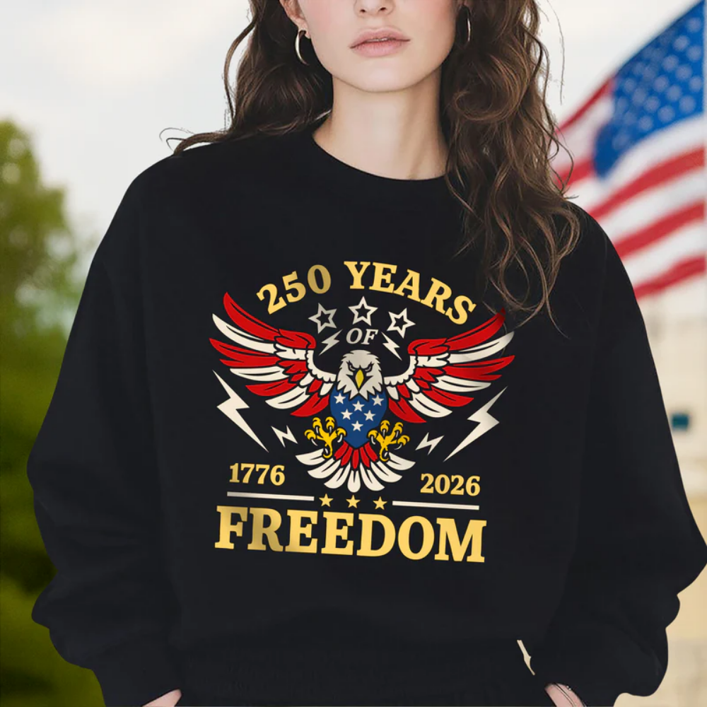 250 Years Of Freedom 1776 - 2026 USA 250th Anniversary Shirt