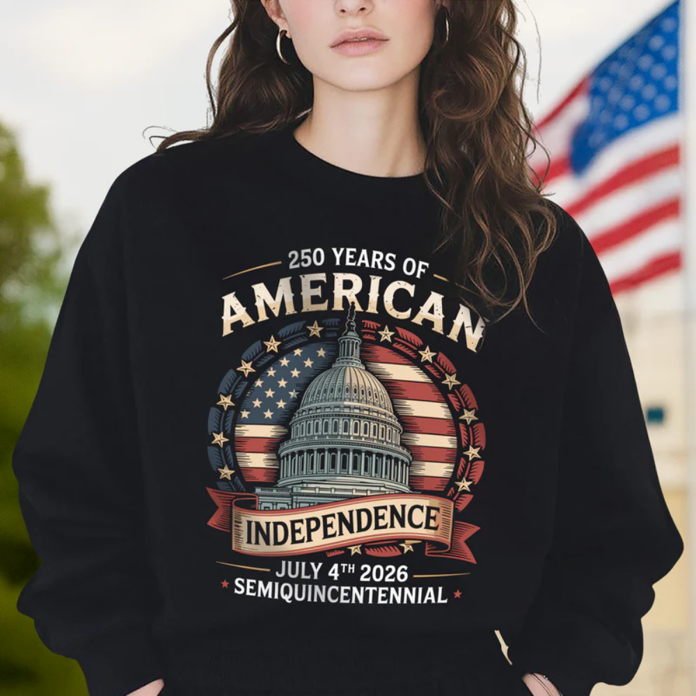 250 Years Of America Anniversary Independence Day, 4th of July 2026 Front Shirt