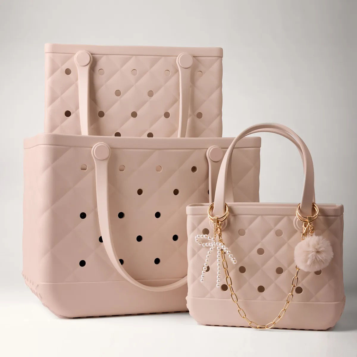 Bitty Bthtogg Bag - Quilted Freshly Pressed Linen