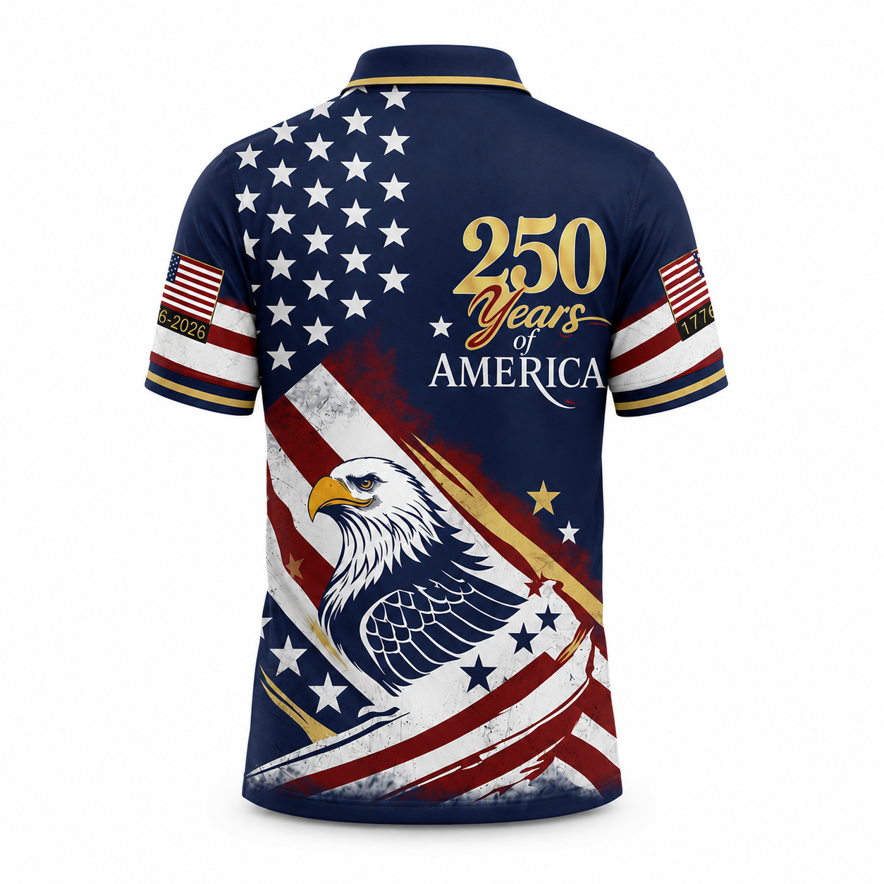 250 Years We The People Golf - USA 250th Anniversary Polo Shirt