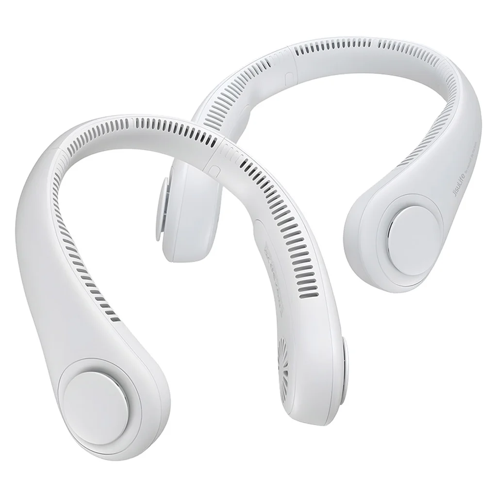 Mini portable neck fan – 3 power modes – USB Type-C charging – 4W power – Ergonomic and lightweight design