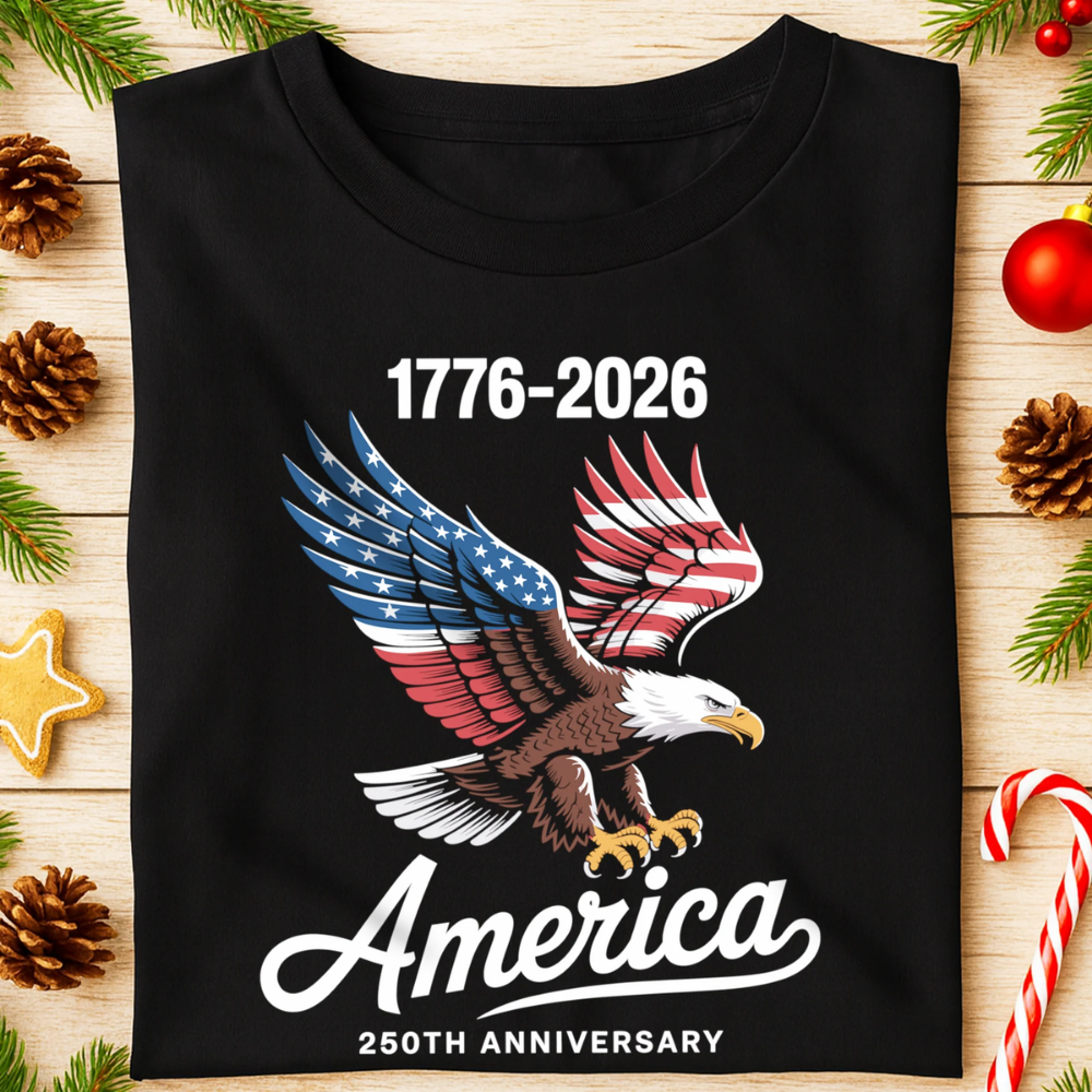 Celebrate 250 Years of America USA Anniversary 1776-2026 Shirt, America Independence Day Shirt
