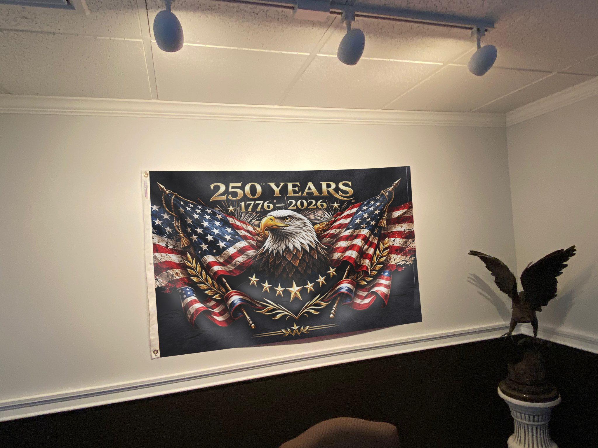 The Eagle Rises: America 250th Anniversary Flag