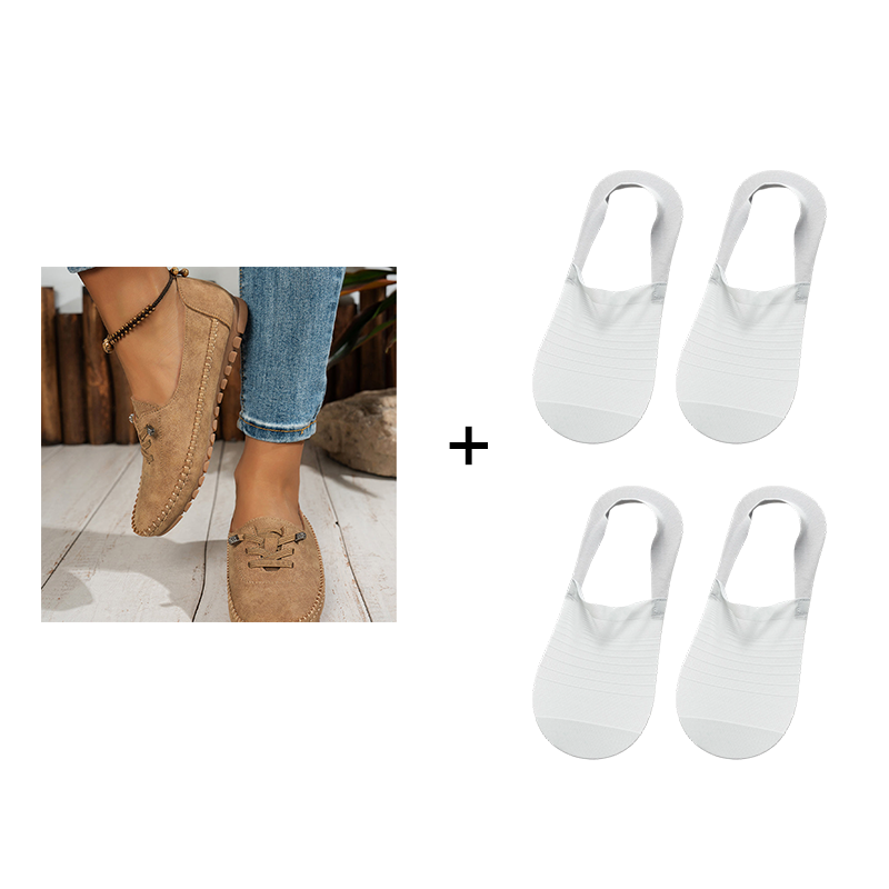 🎉New Year's Gift 50% OFF!👟Ladies' Comfortable Casual Loafers: Soft PU Leather + Non-Slip Sole – Perfect For Every Outfit & Every Day!