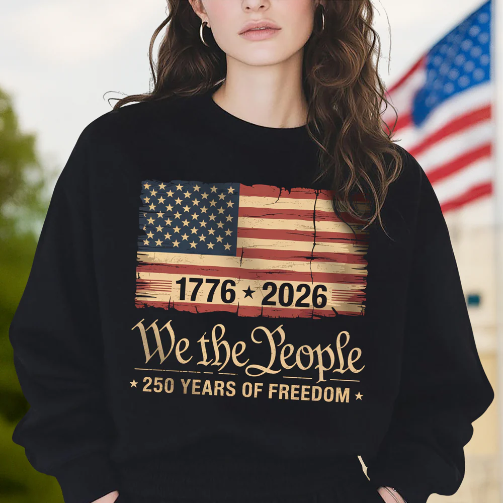 America 250th Birthday US Flag 250 Years, We The People  Shirt