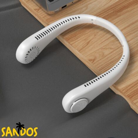 Mini portable neck fan – 3 power modes – USB Type-C charging – 4W power – Ergonomic and lightweight design