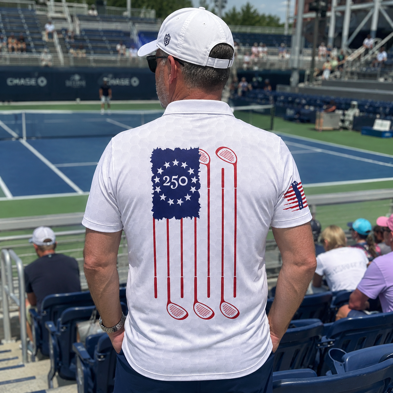 250 Years We The People Golf - USA 250th Anniversary Polo Shirt