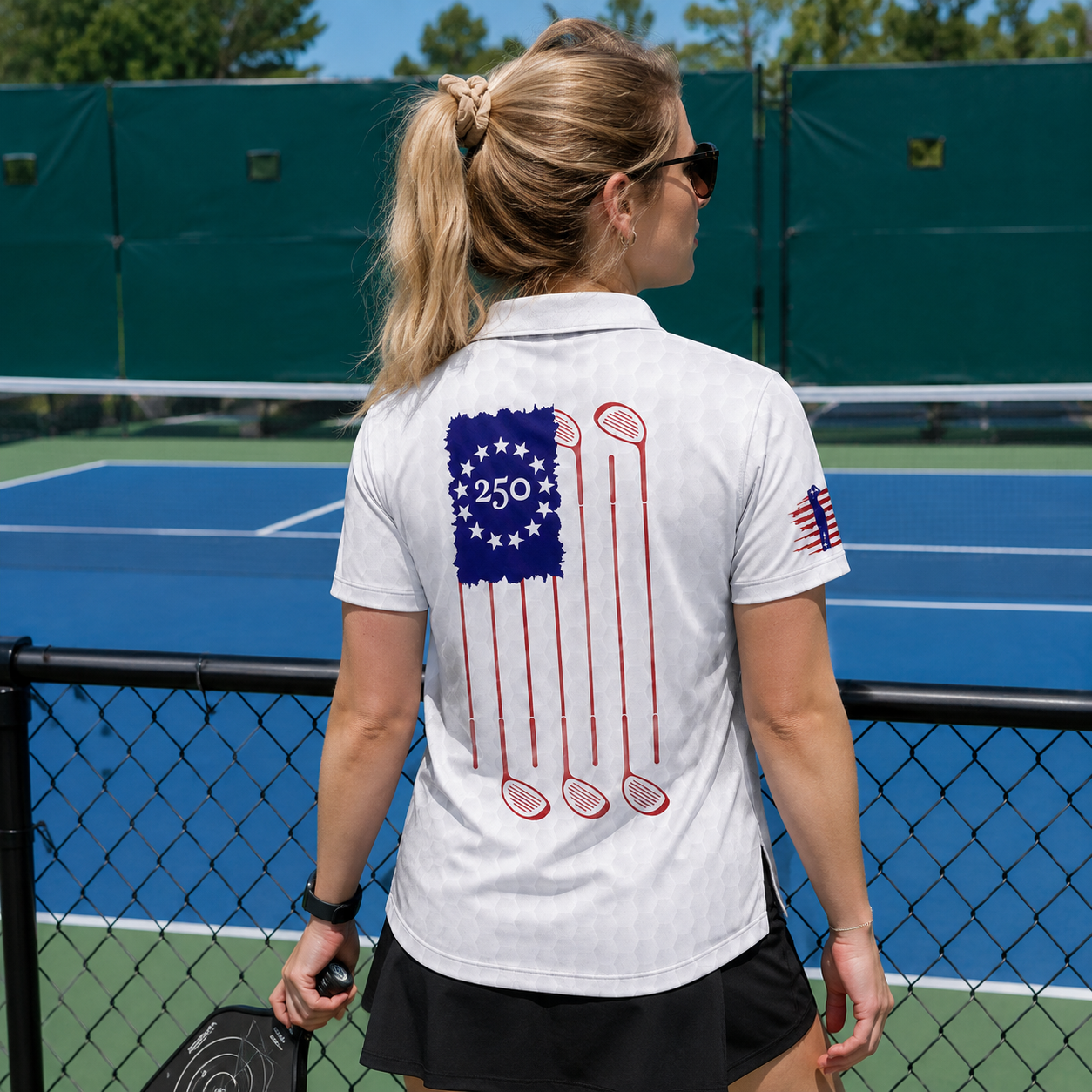 250 Years We The People Golf - USA 250th Anniversary Polo Shirt