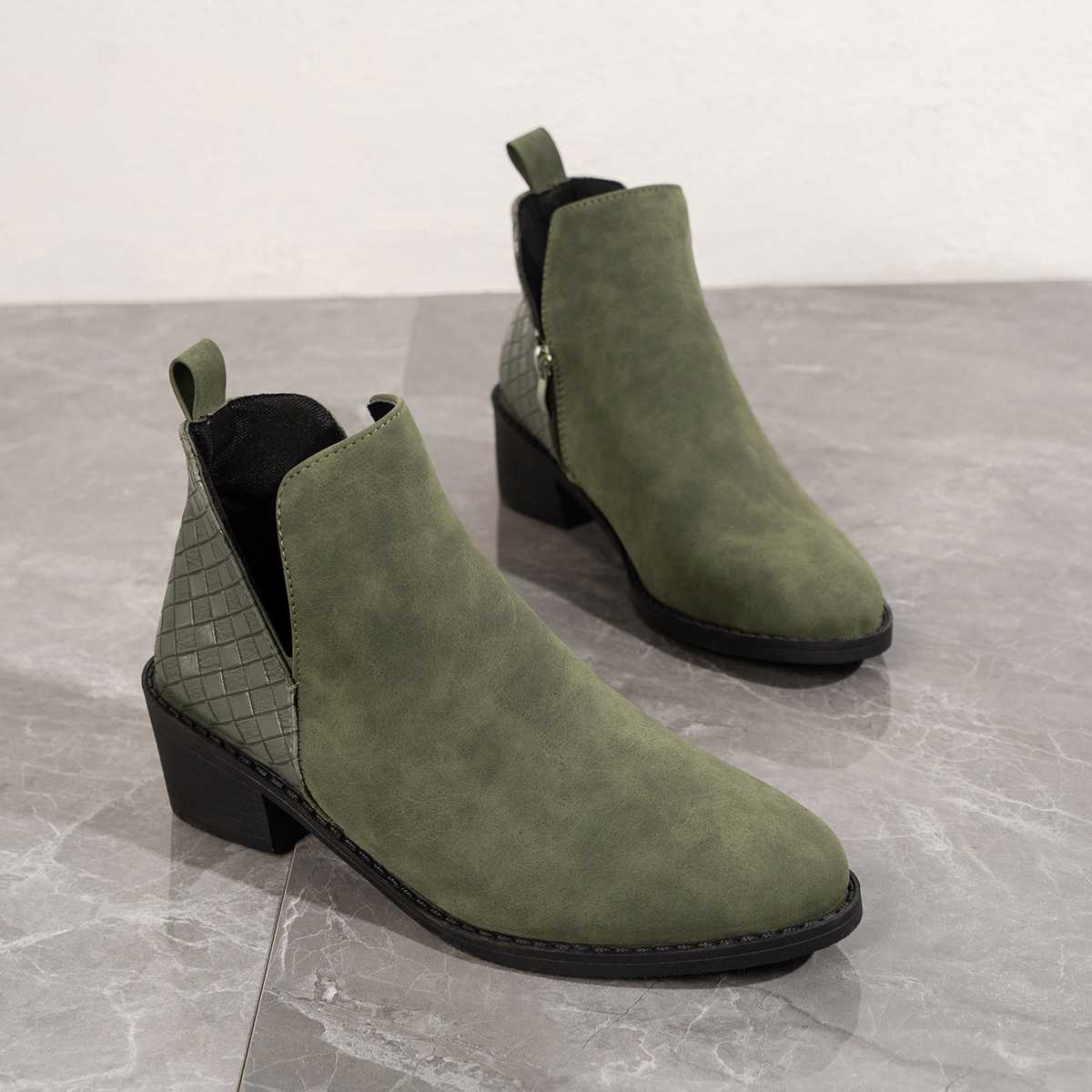 Women's Commuter Lightweight Waterproof And Wear-Resistant Formal Boots