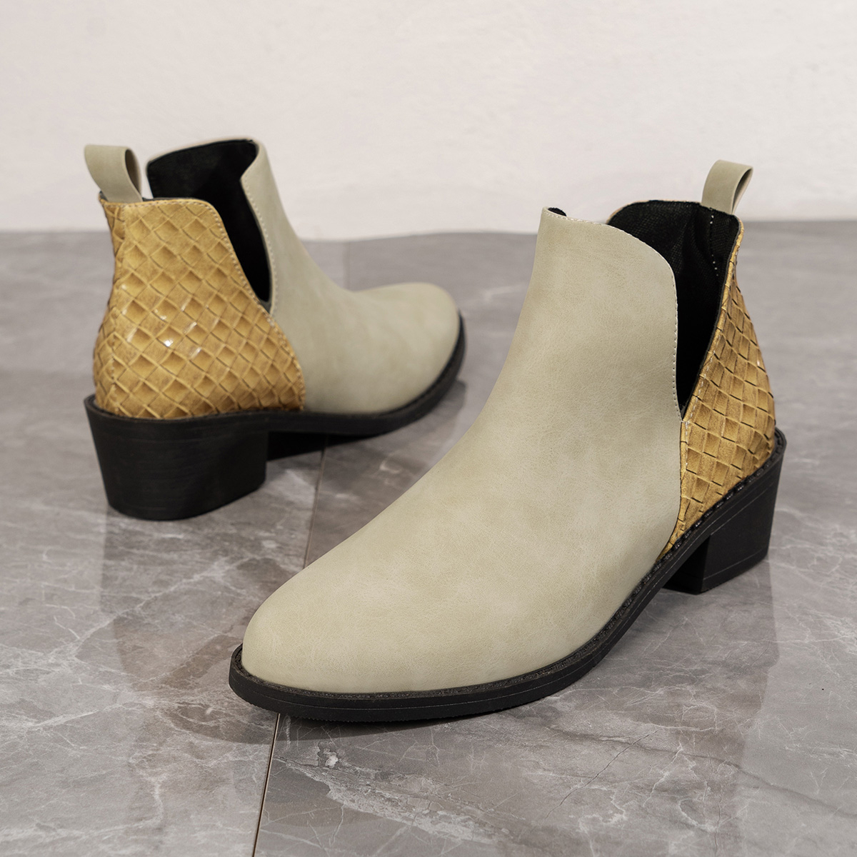 Women's Commuter Lightweight Waterproof And Wear-Resistant Formal Boots