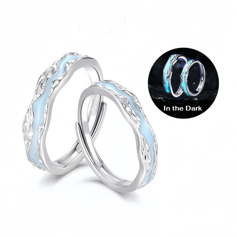 Whispering Galaxy Lightyear Couple Rings (2 rings included)