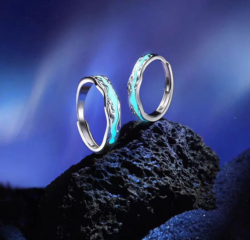 Whispering Galaxy Lightyear Couple Rings (2 rings included)