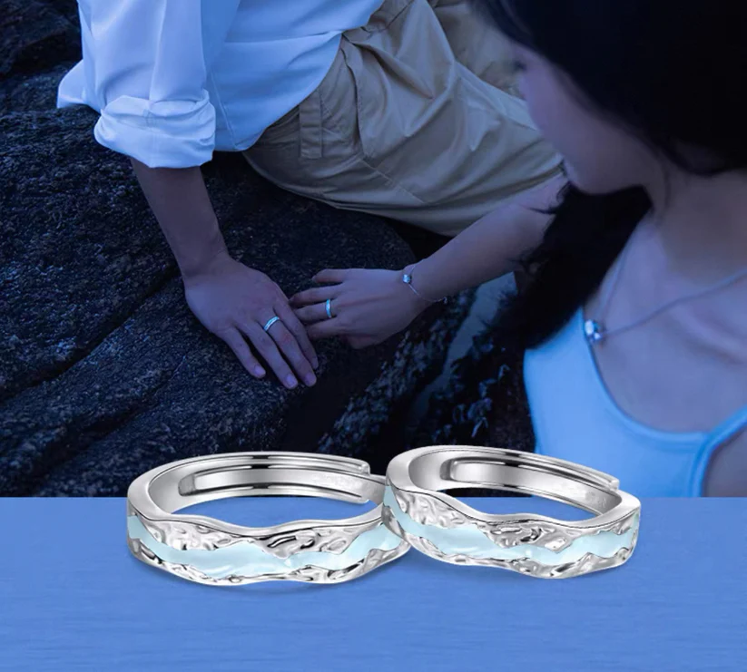 Whispering Galaxy Lightyear Couple Rings (2 rings included)