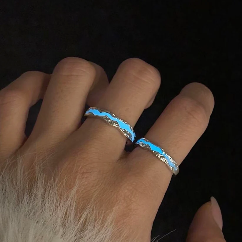 Whispering Galaxy Lightyear Couple Rings (2 rings included)