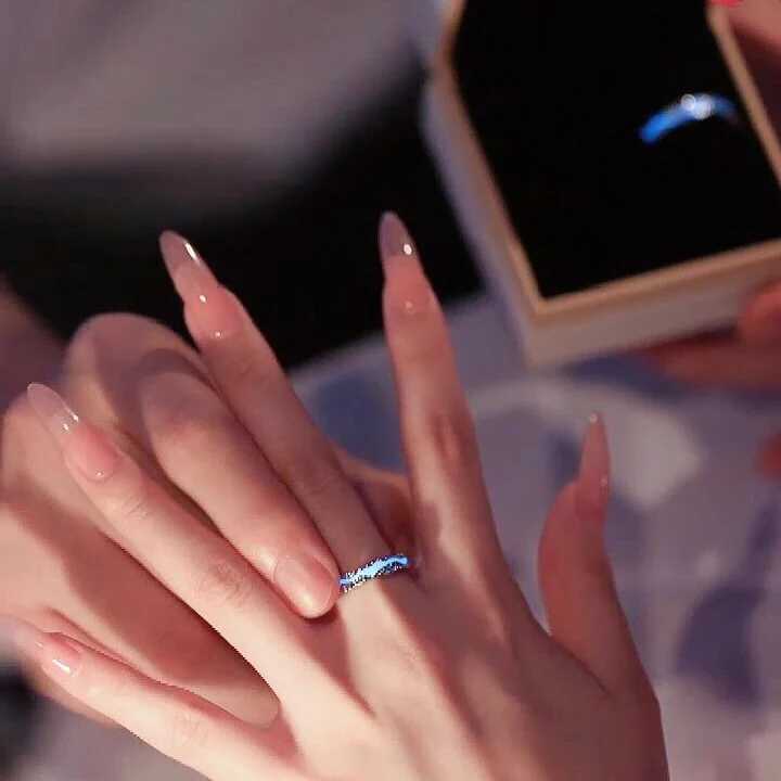 Whispering Galaxy Lightyear Couple Rings (2 rings included)