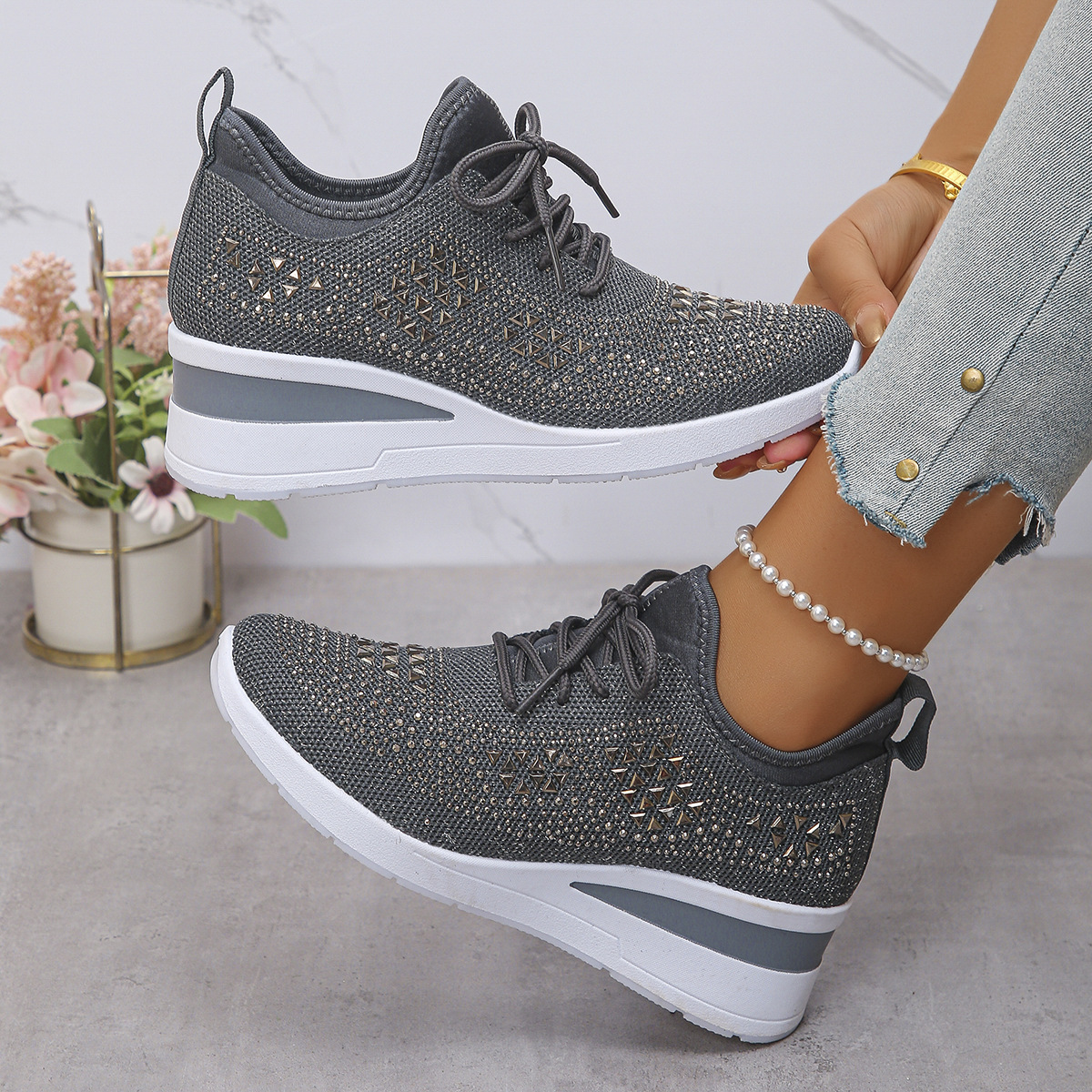 🔥Last day of sale! 30% off!🔥 - 2026 New Women's Comfortable, Breathable Knitted Fashion Casual Shoes