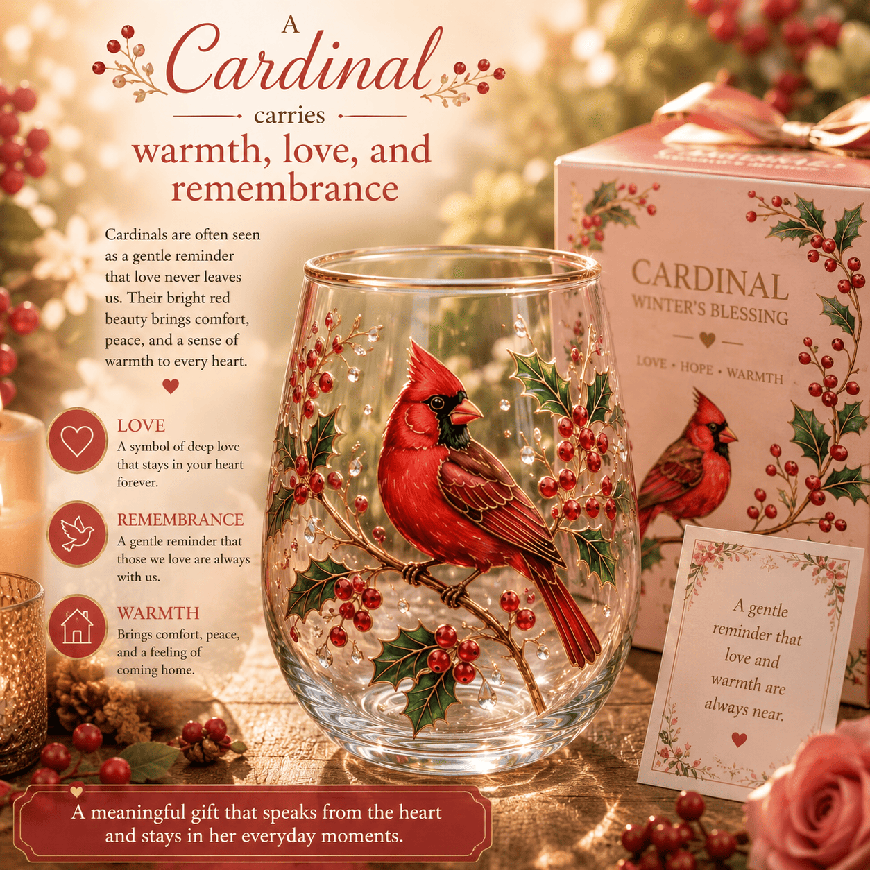 🎁 Today Only SAVE 83% OFF — Garden of Hope™ Floral Bird Glass Set That Turns Every Sip Into A Beautiful, Meaningful Gift For Mom, Grandma, Friends & Garden Lovers 🌸🐦✨