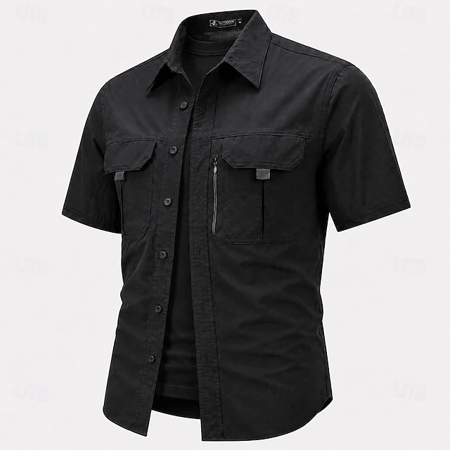 Men's Fishing Shirts Cargo Shirt Utility Shirt