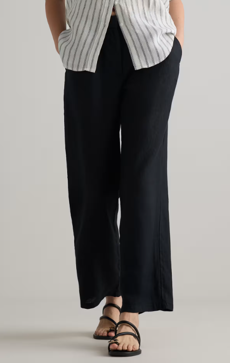 European Linen Pleated Trouser