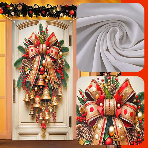 Christmas Bell Door Curtain