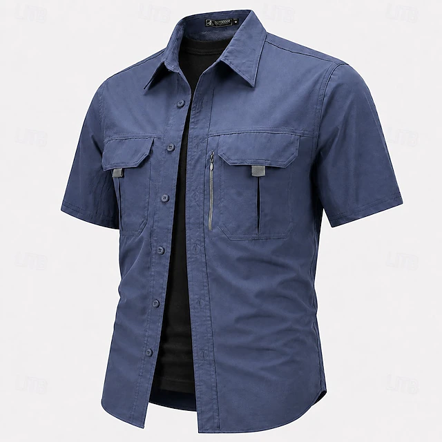 Men's Fishing Shirts Cargo Shirt Utility Shirt