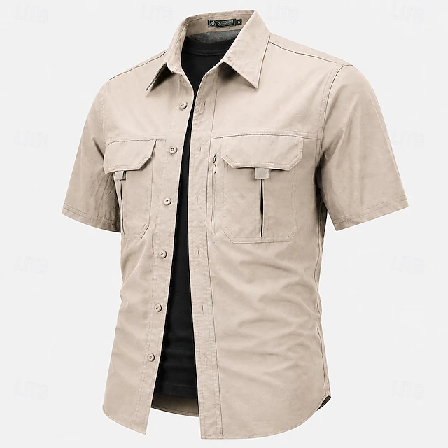 Men's Fishing Shirts Cargo Shirt Utility Shirt