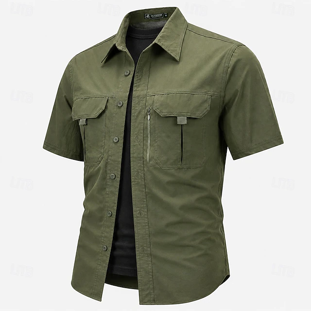 Men's Fishing Shirts Cargo Shirt Utility Shirt
