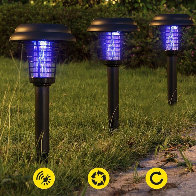 🥳2026 HOT SALE🥳💞50K+ SOLD!⏰🦟 50% OFF! Solar Mosquito Zapper Lamp Stake – Auto on/off, dual power, waterproof. Keeps garden pest‑free. 🌙🛡️