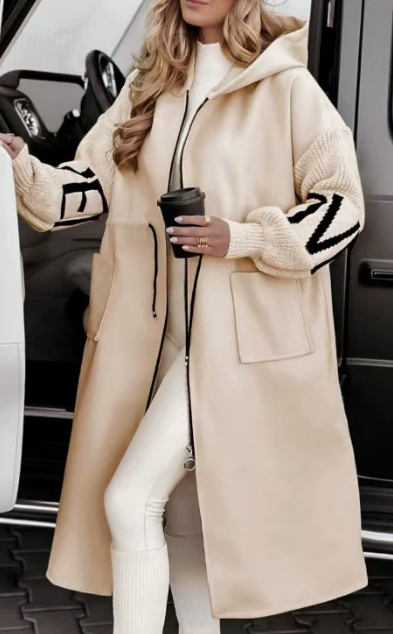 ORIELELE |ПЛЕТЕНО ЯКЕ С КАЧУЛКА И РЪКАВИ