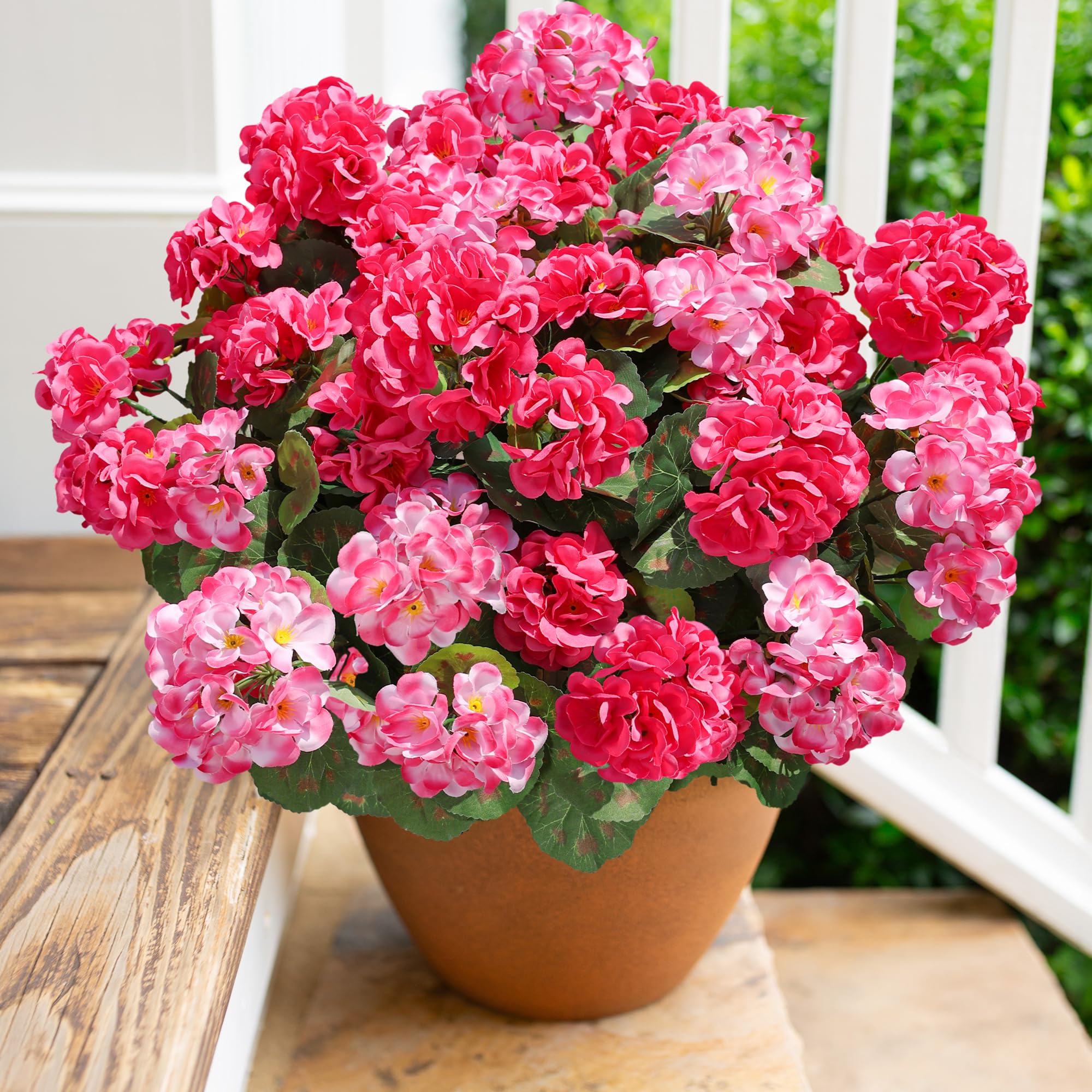 🔥Last Day 49% OFF🌼Artificial Geranium Flowers - UV resistant, Waterproof, Windproof
