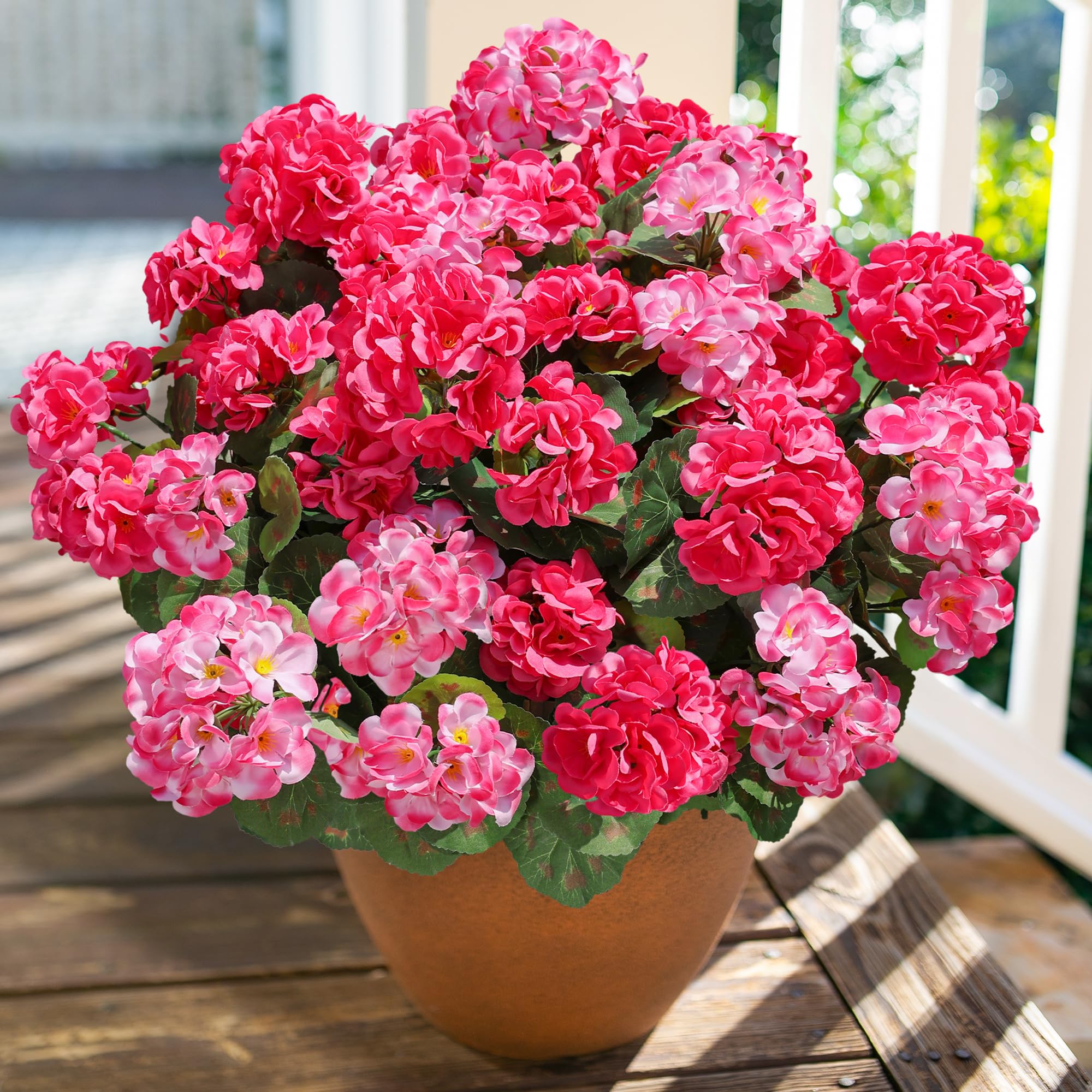 🔥Last Day 49% OFF🌼Artificial Geranium Flowers - UV resistant, Waterproof, Windproof