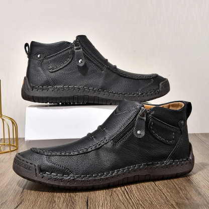 ⏰ Zeitlich begrenzt 49 % Rabatt – Handgefertigte Leder-Fahrerstiefel für Herren