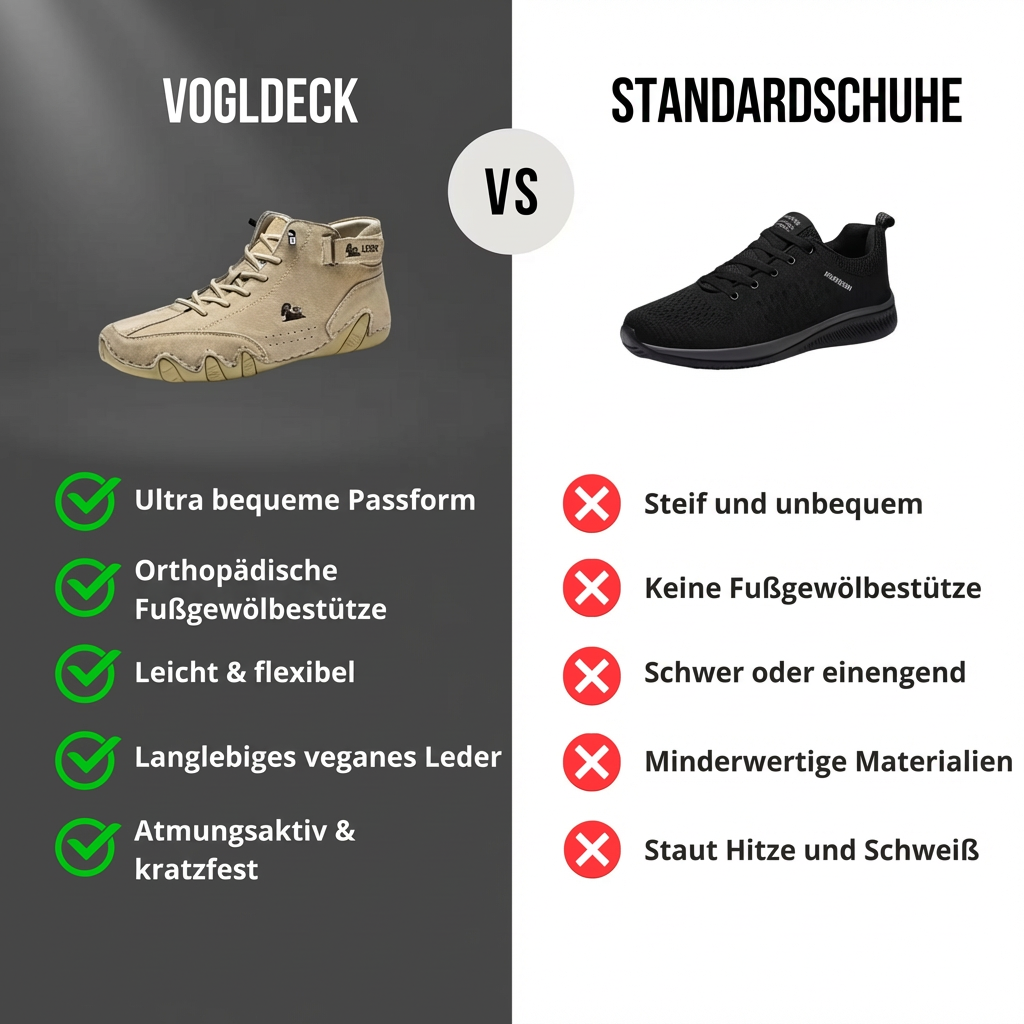 Wasserdichte und atmungsaktive orthopädische Schuhe